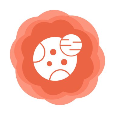 Gezegenler simgesi, vektör illüstrasyonu