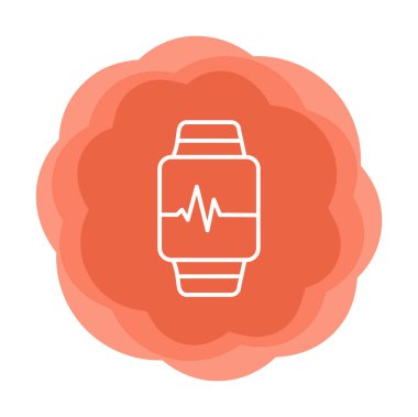 watch simge vektör çizim 