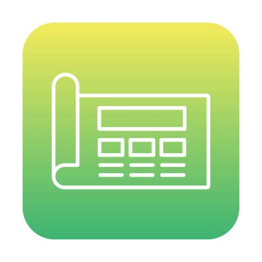 Şablon simgesi, vektör illüstrasyonu basit tasarım