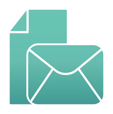 posta simgesi, vektör illüstrasyonu   