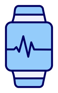 watch simge vektör çizim 