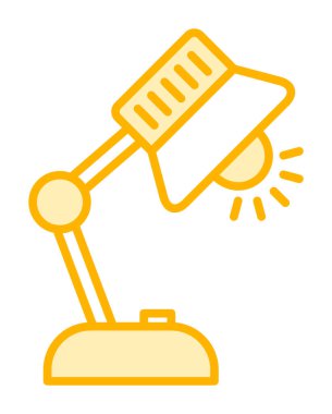 tablo lambası vektör illüstrasyonu