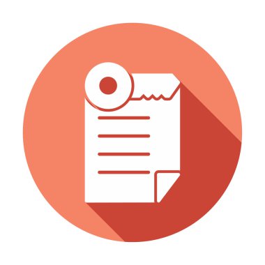 Notes web icon, vector illustration