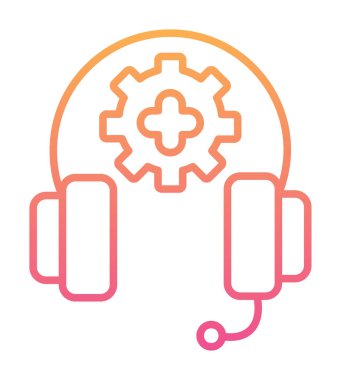 ikon vektör illüstrasyonunu destekle