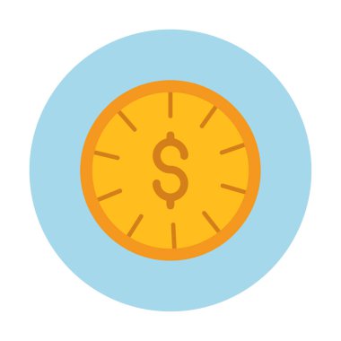 Dolar para simgesi, vektör illüstrasyonu