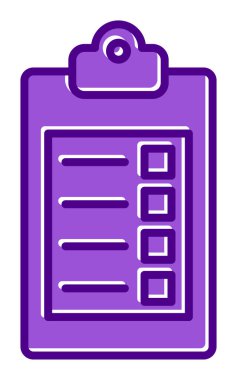 Pano simgesi, vektör illüstrasyonu basit tasarım