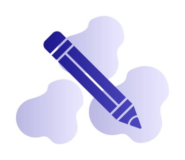 kalem simgesi vektör illüstrasyonu