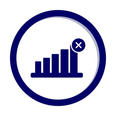 Sinyal ağ simgesi, vektör illüstrasyonu