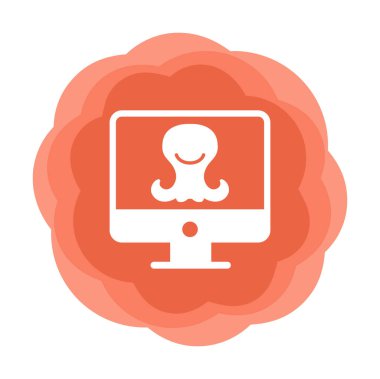 Uzaylı Araştırma simgesi vektör illüstrasyonu