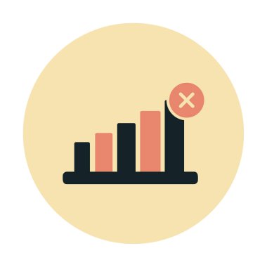 Sinyal ağ simgesi, vektör illüstrasyonu