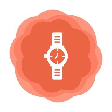 Kol saati. Web simgesi basit tasarım