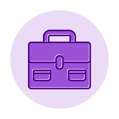 Çanta. Basit tasarım, vektör illüstrasyonu