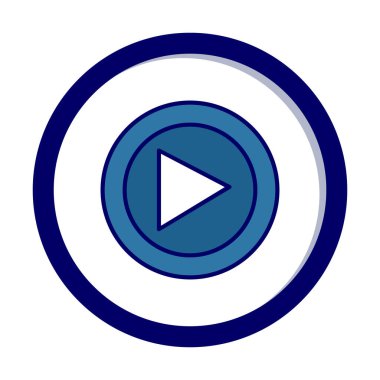 Oynatma düğmesi vektör çizimi