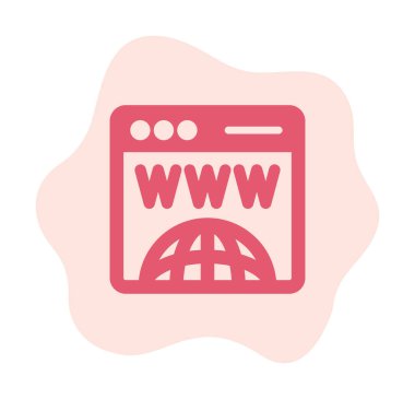 tarayıcı web sayfası simgesi, vektör