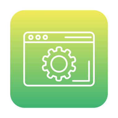 Tarayıcı Simge vektör çizimi ayarlanıyor