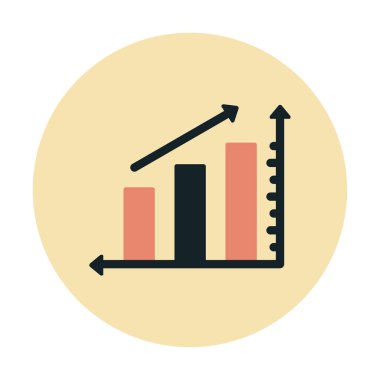 Grafik. Web simgesi basit illüstrasyon 