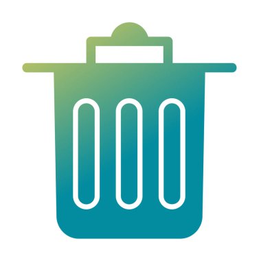 Çöp kutusu simgesi, Sembolü Sil, vektör illüstrasyonu