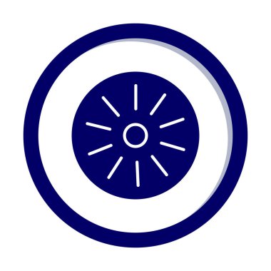 Modern simgenin vektör illüstrasyonu                  