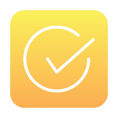 işaret simgesini işaretle, vektör illüstrasyonu basit tasarım