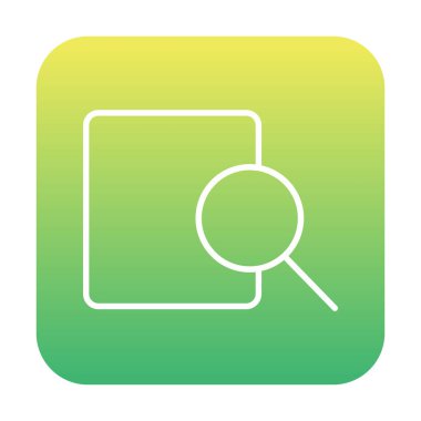 Büyütücü Cam Hat Simgesi