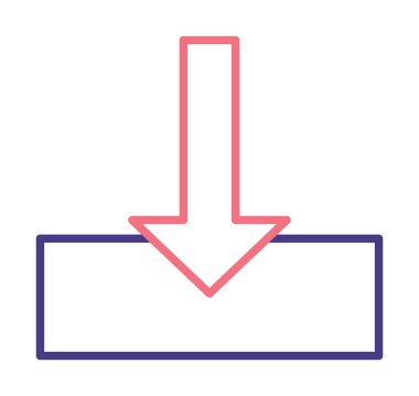 Simge indir, vektör illüstrasyonu basit tasarım