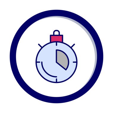 vektör kronometre simgesi illüstrasyonu 