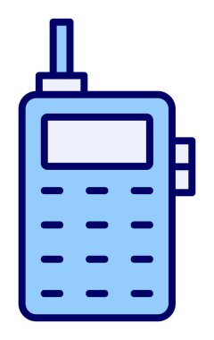 eski telefon simgesini, vektör çizim