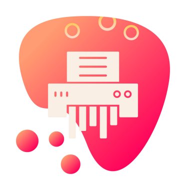 kağıt öğütücü makinenin vektör çizim