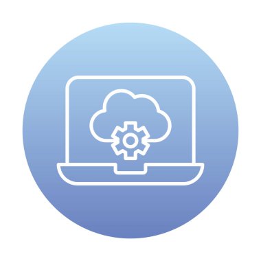 Bulut hesaplama. Bulut deposu. İnternet teknolojisi. Çevrimiçi servis. Data, bilgi güvenliği. Taslak vektör simgeleri kümesi. Veri Eşzamanlaması, Aktarım, Erişim ve diğer şeyleri içerir.