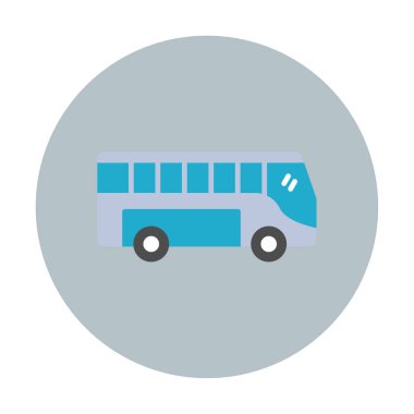 bus simgesi tasarım logo şablonu