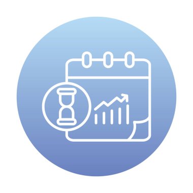 iş bitiş çizgisi vektör resimlemesi