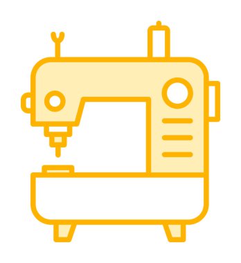 Basit Dikiş Makinesi web vektör simgesi