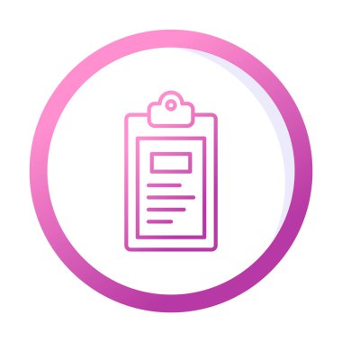 Pano simgesi, vektör illüstrasyonu basit tasarım