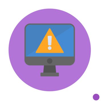 ünlem işareti, uyarı simgesi vektör illüstrasyonu