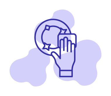 Tabak Yıkama konsept vektör çizimi