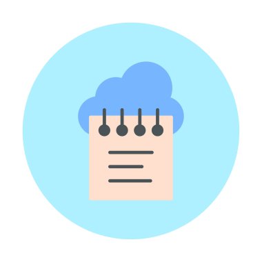 bulut veri çizgisi ikonu vektör illüstrasyonu