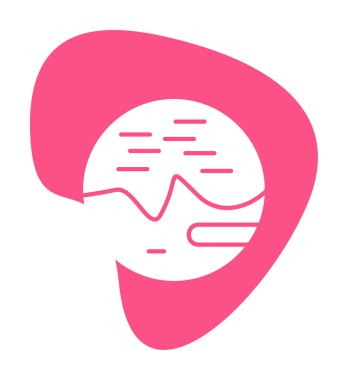 Gezegenler simgesi, vektör illüstrasyonu