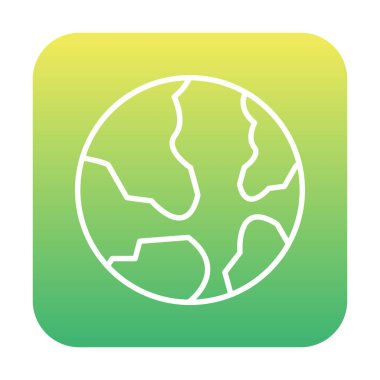 Dünya web simgesi vektör illüstrasyonu