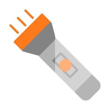 Seyahat fenerinin düz simgesi. Renkli vektör çizimi