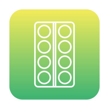 Modern İlaç simgesinin vektör illüstrasyonu                           