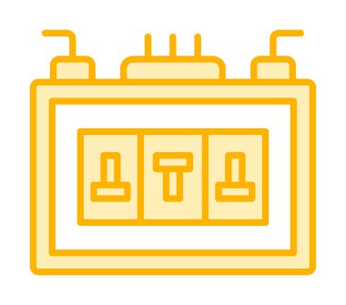 Sigorta kutusu mu? Web simgesi basit tasarım