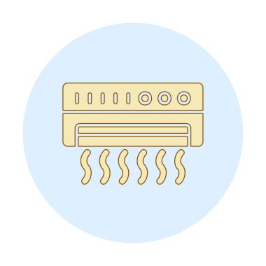 Klima ikonu vektör illüstrasyonu