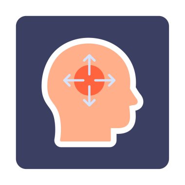 Karar satırı simgesi vektör çizimi tasarımı