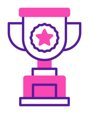 kupa simgesi, vektör çizimi