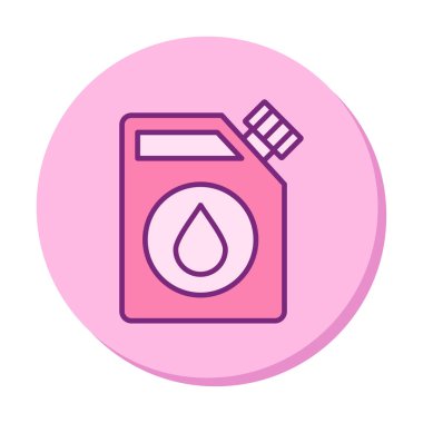  Yakıt Çubuğu simgesi, vektör illüstrasyonu   