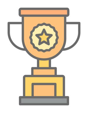 kupa simgesi, vektör çizimi