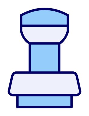 Dolu taslak biçiminde damgalama simgesi