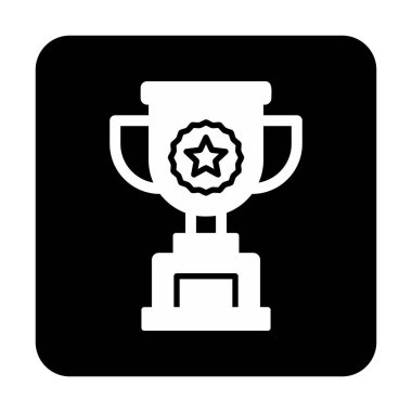 kupa simgesi, vektör çizimi