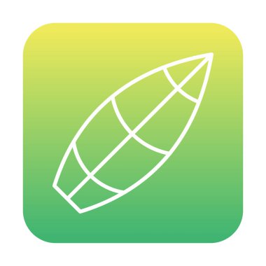 sörf tahtası vektör illüstrasyonu modern simge