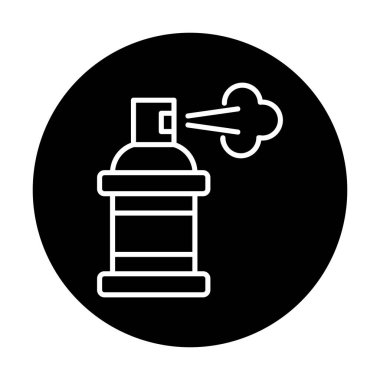 Boya spreyi simgesi, vektör illüstrasyonu 